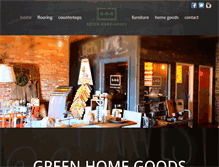 Tablet Screenshot of greenhomegoods.com